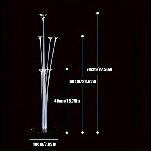 Balloon Stand Kit 7 Sets Balloon Sticks With Base