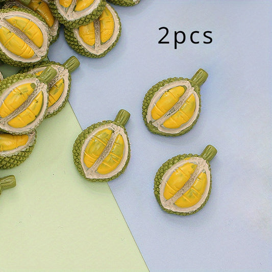 3D Fruit King Durian Resin Edible Game DIY Accessory