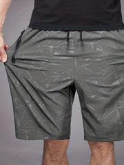 Men's Breathable Shorts With Pockets Summer Rapid Dry Sports Shorts