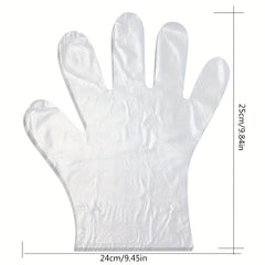 100 Eco Friendly Disposable Gloves for Food Handling Catering