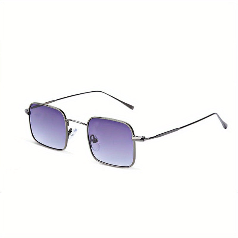 Square Metal Sunglasses Men Women Anti Glare UV400