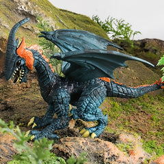 4pcs Rotatable Monster Dinosaur Animal Statue Ornaments PVC Model Gift