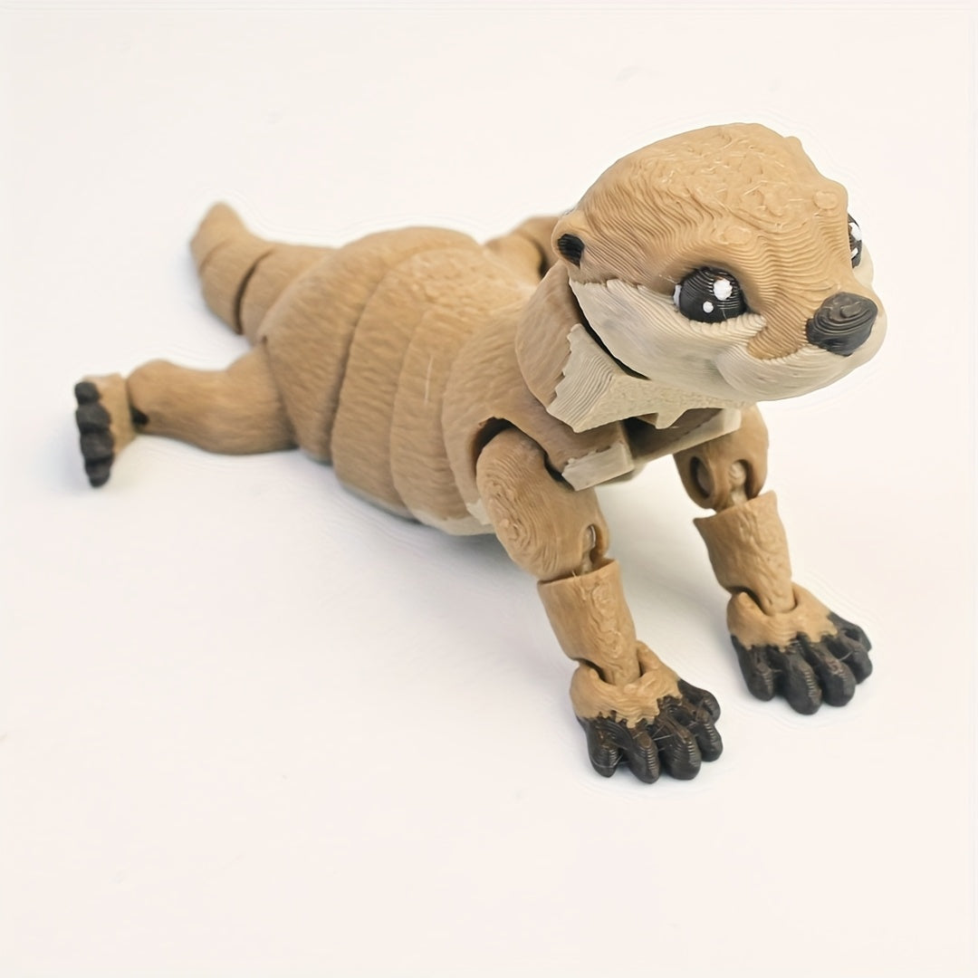 3D Printed Otter Ornament - Ideal Birthday Gift - Festive Indoor Decor