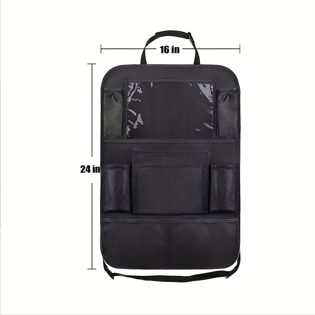 Car Seat Back Organizer Pockets Hanging Bag Versatile Snack Organizer