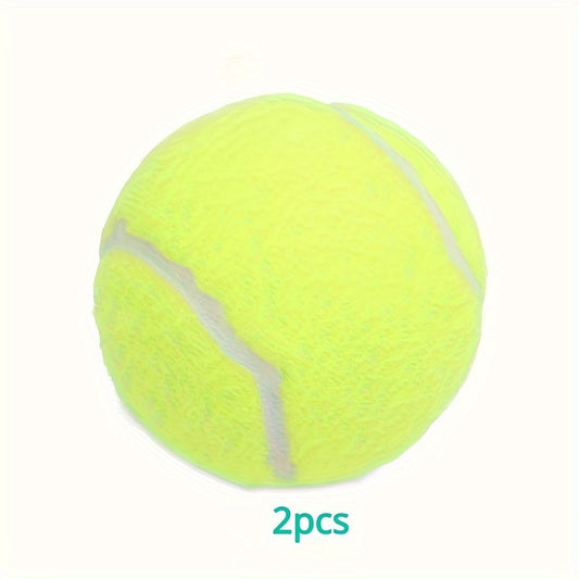 2PCS Durable Training Tennis Balls for Matches and Training