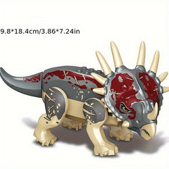 Dino Block Kit Brachiosaurus T-rex Velociraptor