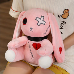 Spooky Gothic Bunny Stuffed Crazy Rabbit Plush Toys