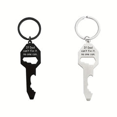 Men's Bottle Opener Pendant Keychain Screwdriver Keyring