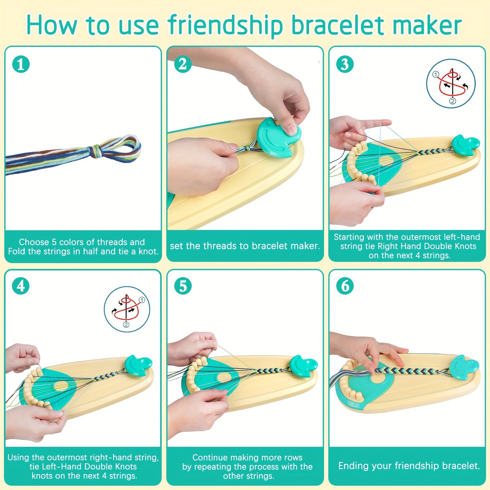 Girls Jewelry Making Kit - Friendship Bracelets Set