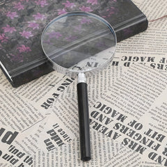 10X Magnification Handheld Magnifier Magnifying Glass Handle Low Vision Aid