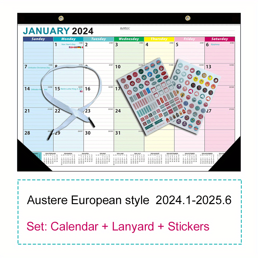 Cross-border English Calendar 365 Days Countdown Desk Calendar