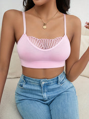 Lace Wireless Bra Comfy Push Up Bra