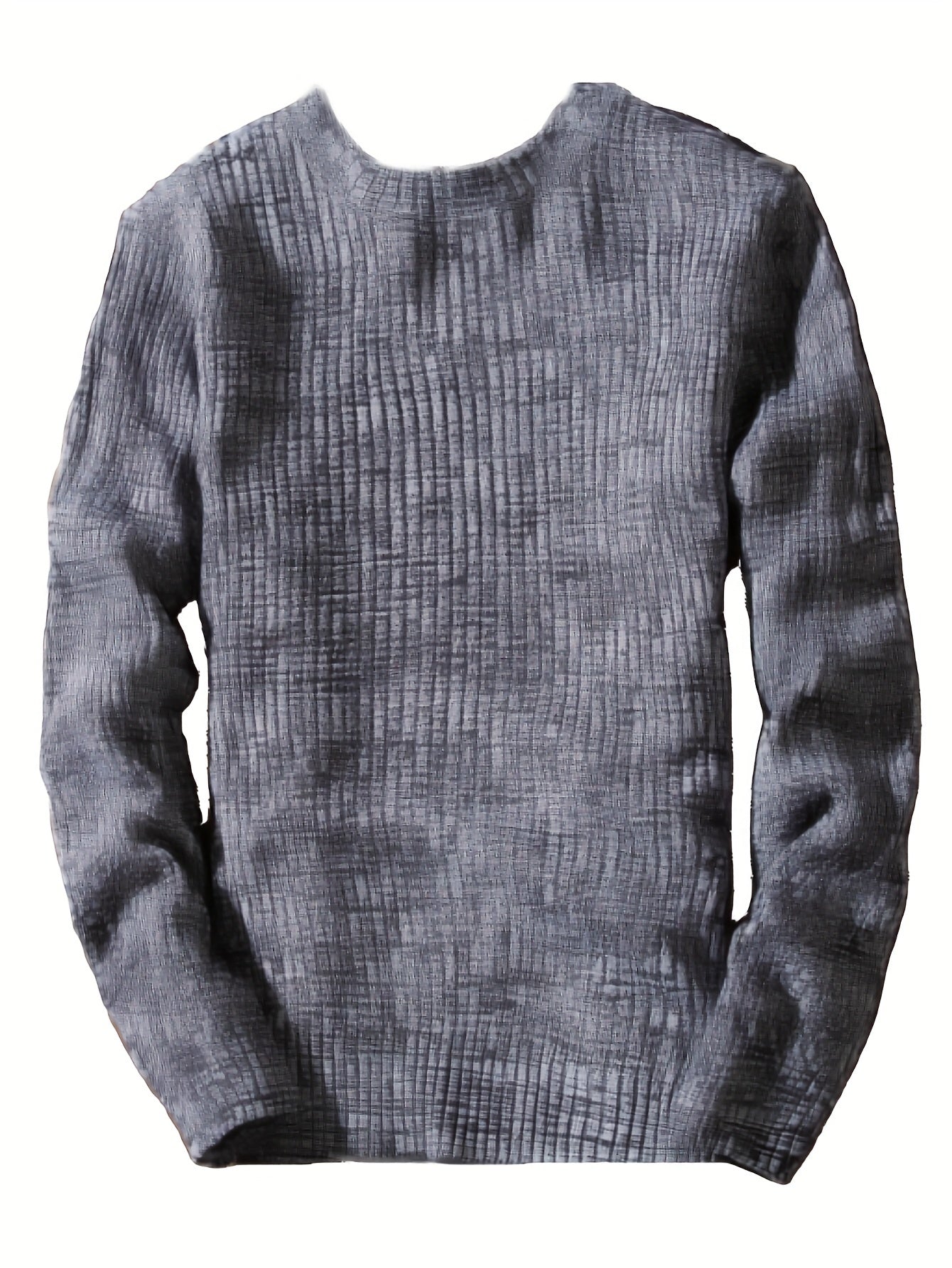 Men's Camo Knit Sweater Outdoor Winter Pullover