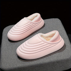 Boys Comfortable Non Slip Fleece House Shoes Soft Bottom Walking Shoes