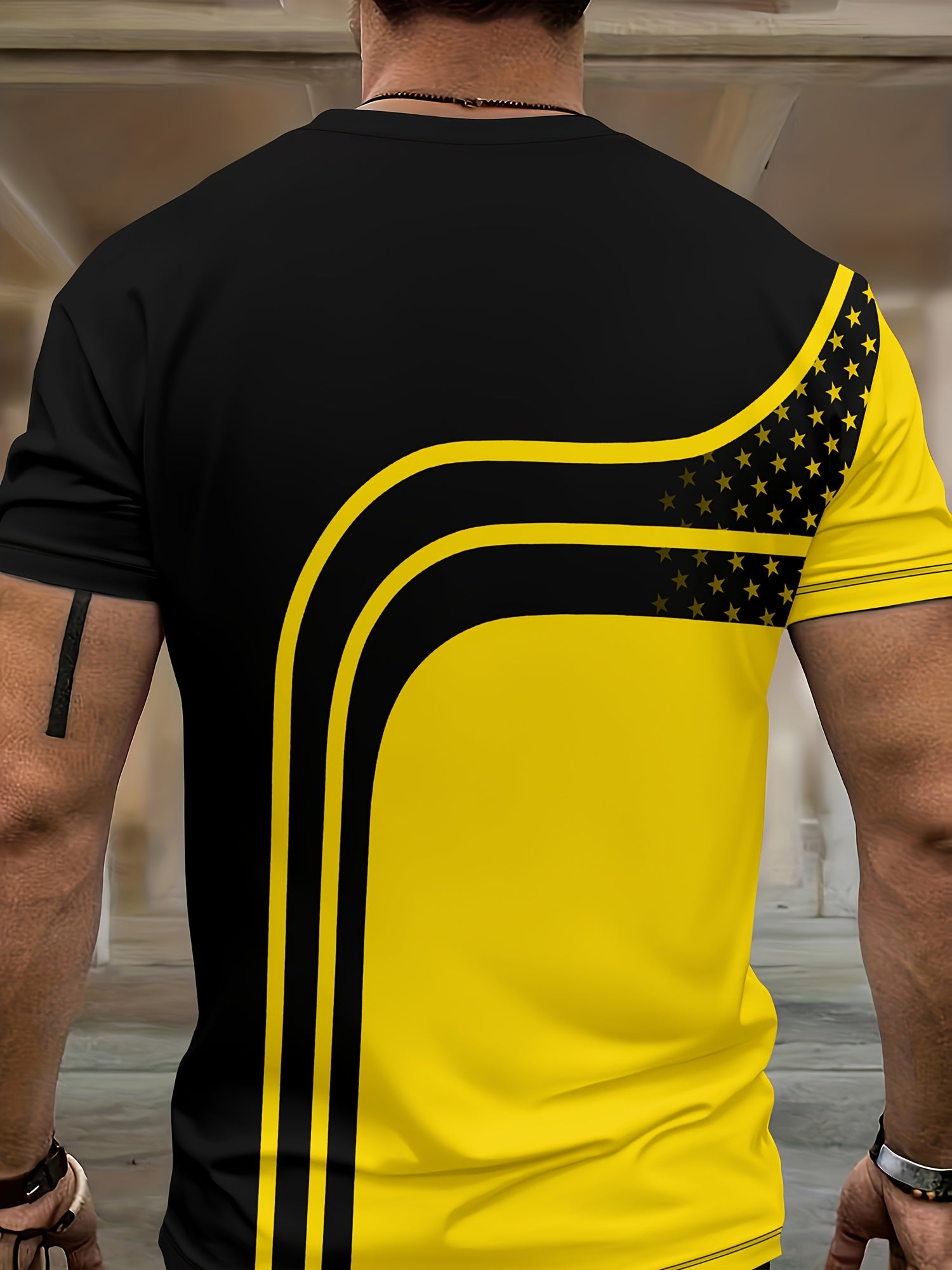 Men's 2 Piece Outfits T-shirt and Sweatpants Set for Spring