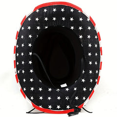 Vintage American Flag Cowboy Hat Western Cowboy Hat