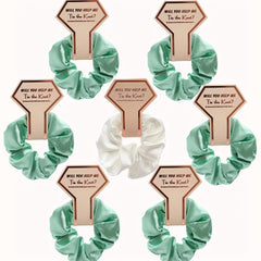 Large Silk Scrunchie for Wedding Party Gift