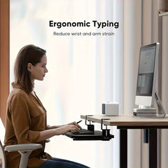 Underdesk Keyboard Tray Saves Space Load Capacity Easy Install