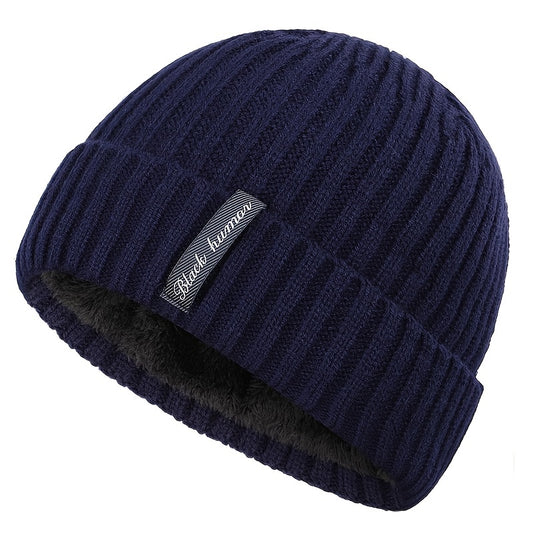 Beanies Velvet Knitted Warm Hat Ear Protection Hat Outdoor