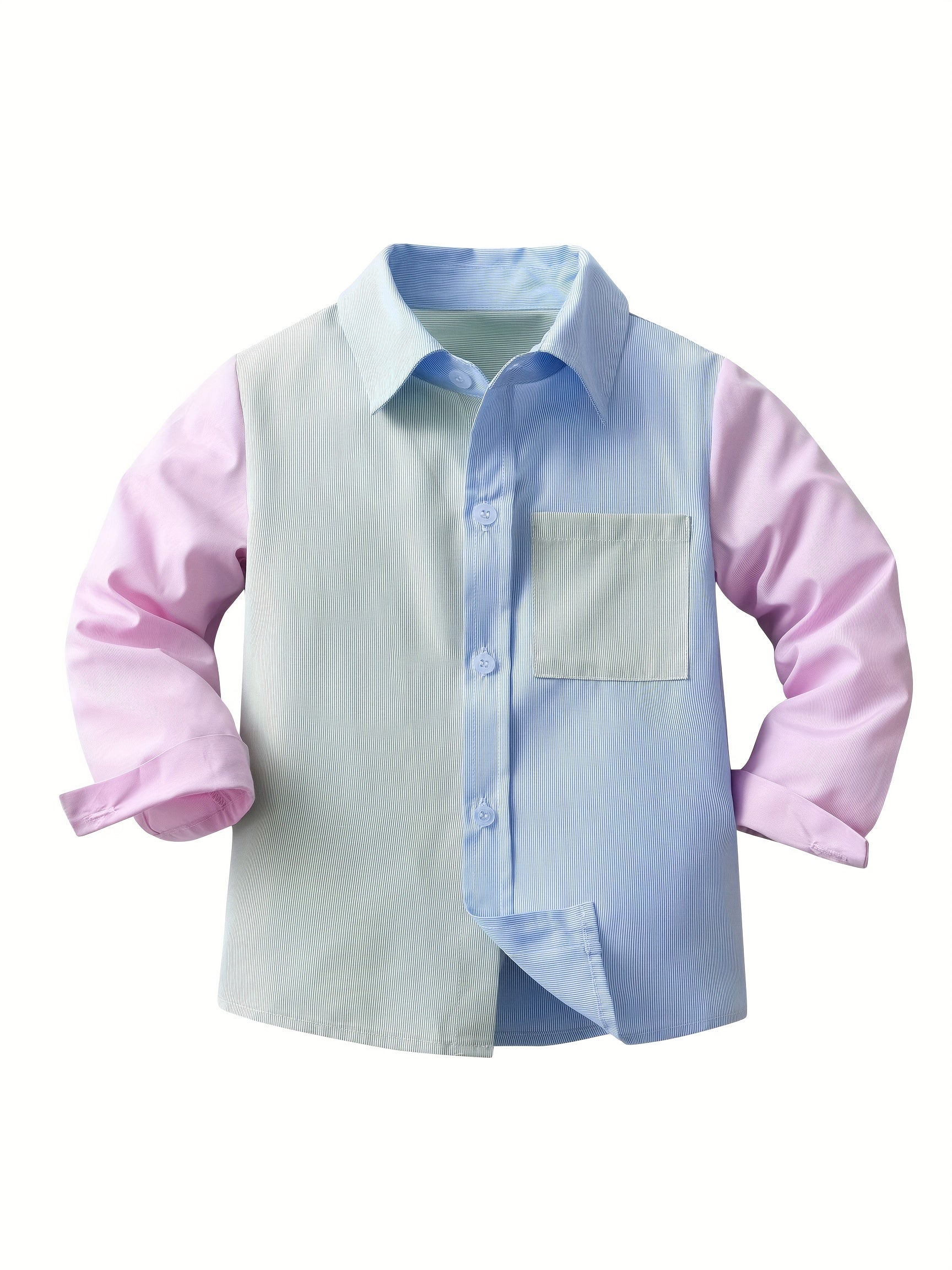 Toddler Boys Long Sleeve Button Down Shirt