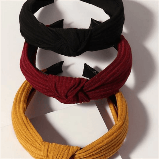 3pcs Mixed Headband Fabric Hair Band Accessories Head Wrap Outdoor Hair Accessor