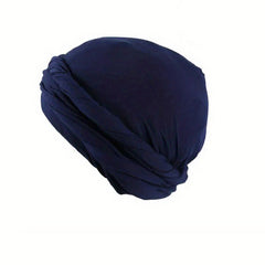 Men's Double Layer Breathable Braided Turban Headscarf Hat