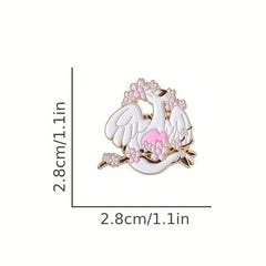 Dragon & Flower Brooch Backpack Clothing Badge Men's Brooch
