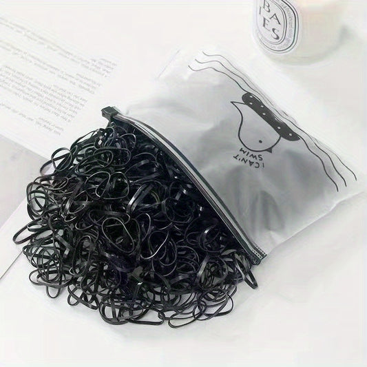 3000pcs Infant Girls Disposable Hair Ties Rubber Bands
