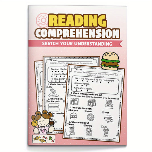 Engaging Comprehension Workbook for Kids Ages 6-12