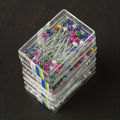 Boxed Pearlescent Positioning Needle 100 Pins