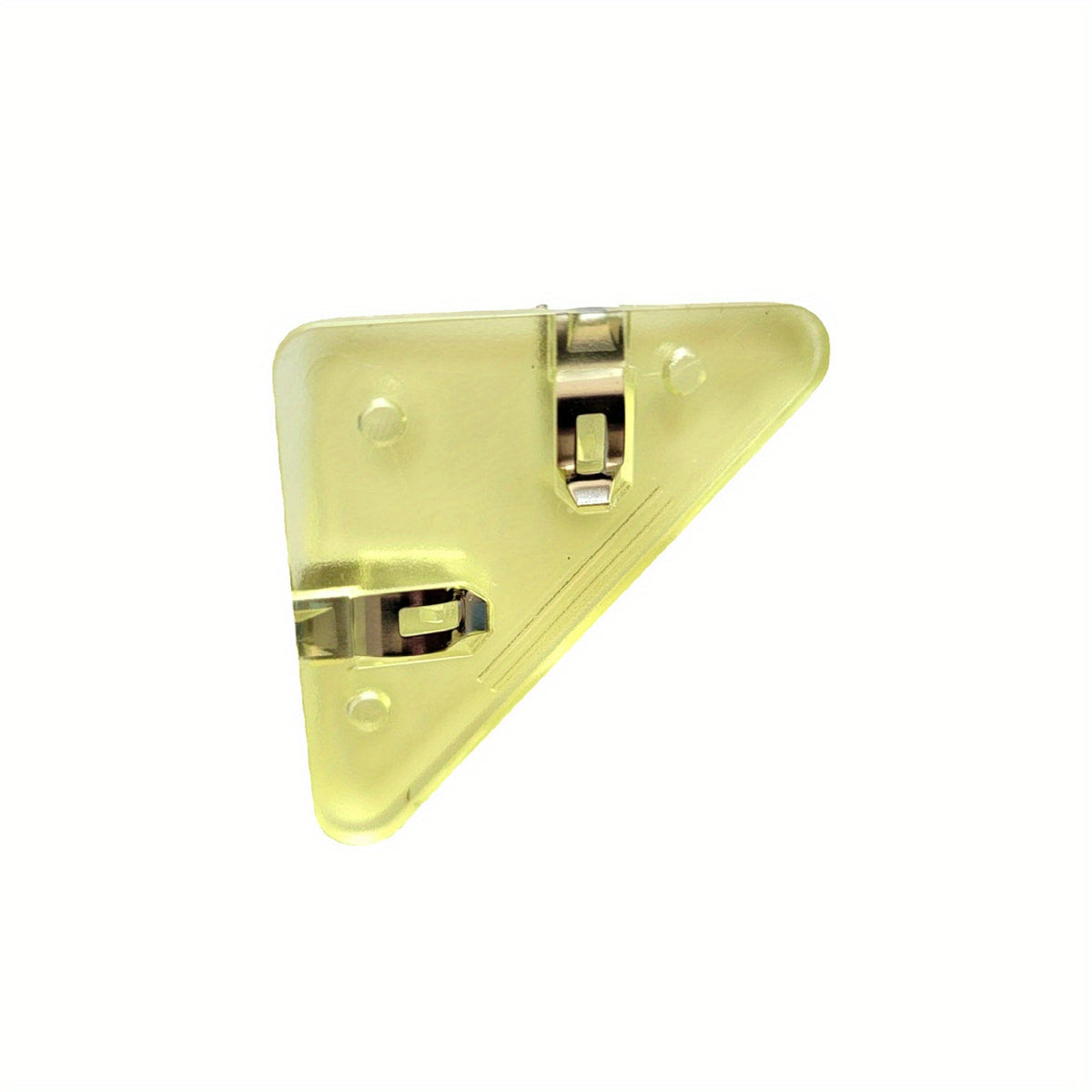 5pcs Acrylic Triangle Clip Non-slip Stationery Dovetail Clip