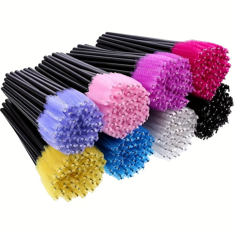 100pcs Eyelash Mascara Wands Lash Brushes Applicator Makeup Kits