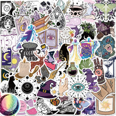 Graffiti Sticker Astrology Tarot Gothic Style Waterproof Kids Girls Gift