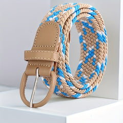 Youth Elastic Twill Weave Belt Casual Quick-drying Breathable