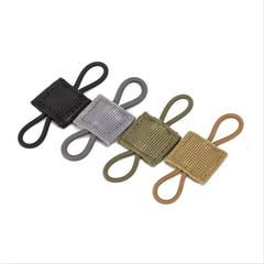 4pcs Tactical Elastic Molle Buckle for Antenna Stick or Pipe PTT Retainer
