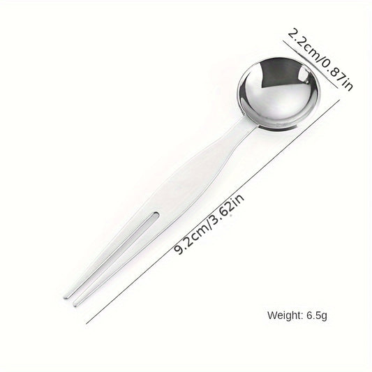 5pcs Stainless Steel Fruit Forks Set for Picnic