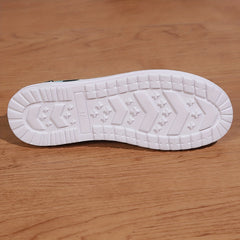Ladies Christmas Style Skate Shoes Striped Santa Snowflake Patterns