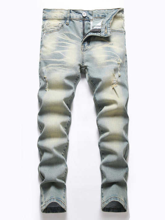 Boys Ripped Jeans Denim Pants Spring Autumn Kids Clothes