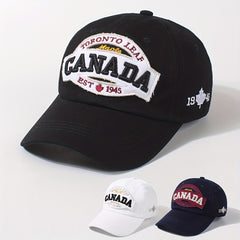 CANADA Maple Leaf Baseball Cap Embroidery Unisex Cotton Dad Hats