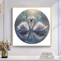 1000pc Swan Close-Up & Planets with Telescope Puzzle