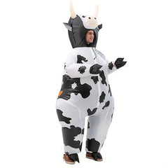 Inflatable Cow Costume Set - Perfect for Parties, Halloween, Stage Performances