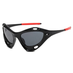 Men's Cat Eye Hollow Riding Goggles Street Photography Sunglasses