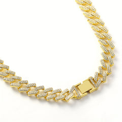 Miami Hip Hop Men's Iced Cuban Necklace Punk