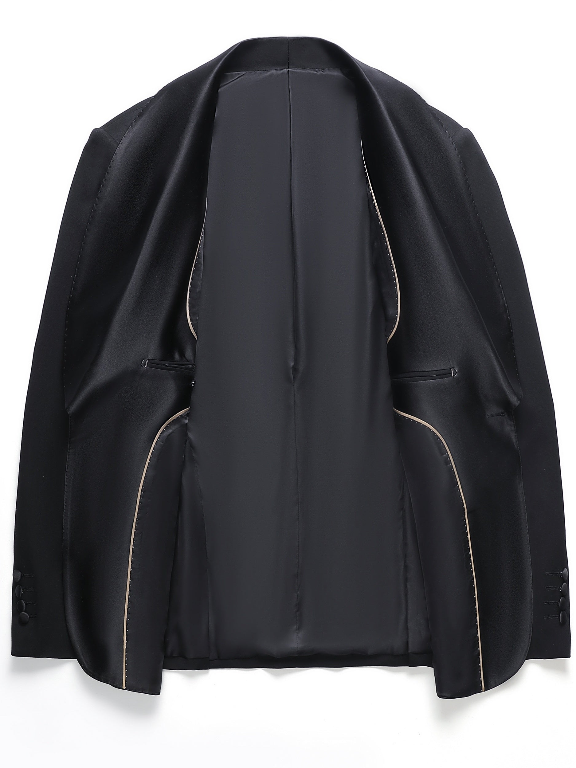 Shining Lapel Tuxedo Jacket Men s Casual Dinner Jacket For Wedding Banquet