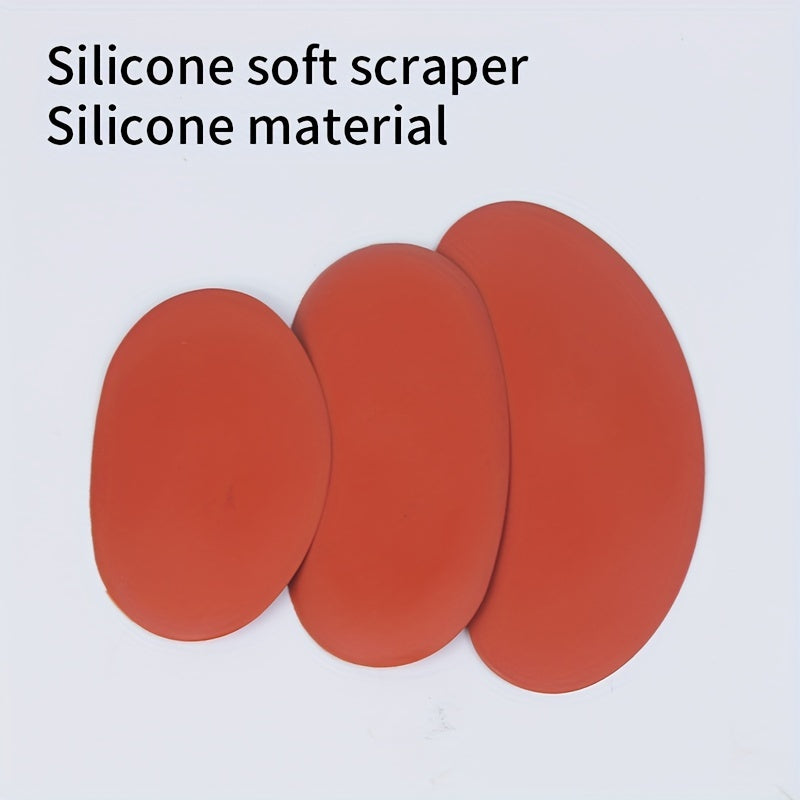 3pcs Silicone Clay Carving Tools Set for Ceramics