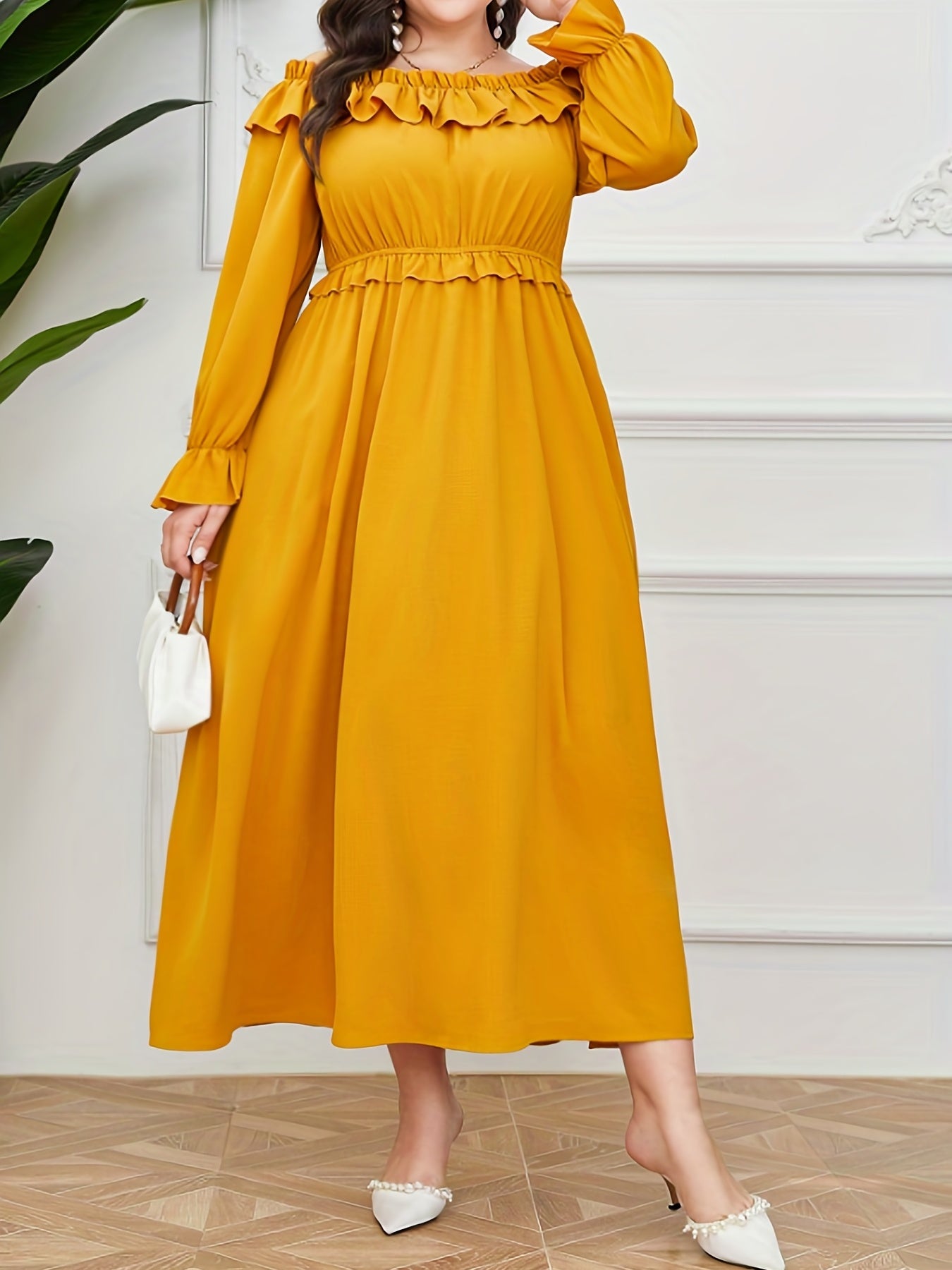  Women's Off Shoulder Maxi Dress