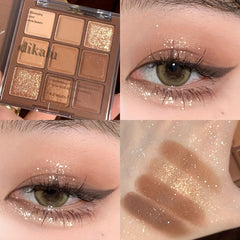 9 Colors Eyeshadow Palette Matte Metallic Finish