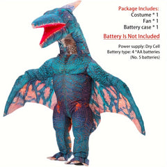 Adult Pterosaur Inflatable Dinosaur Costume Role Playing Polyester Pterosaur