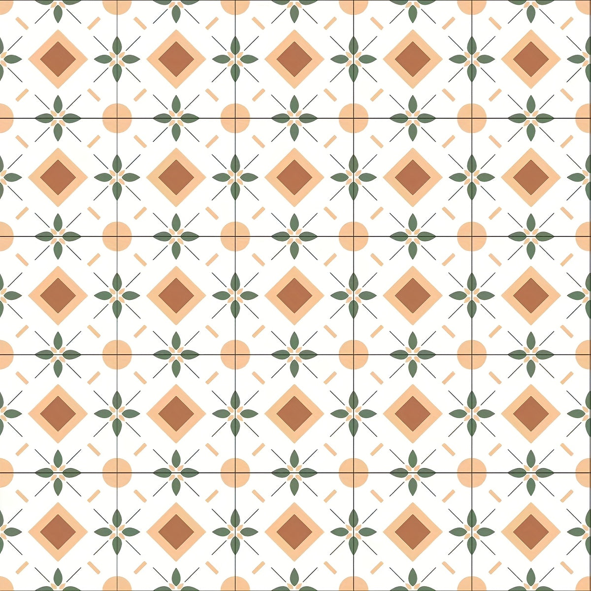 Dollhouse Floor Tile Model Faux Leather DIY Decor & Photography Props