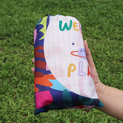 Durable Picnic Blanket with Cartoon Pattern for Camping and Beach Trips